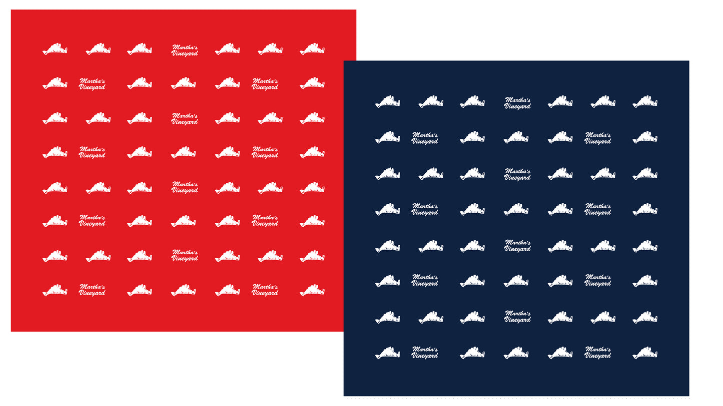 Martha's Vineyard Bandanas Two Pack