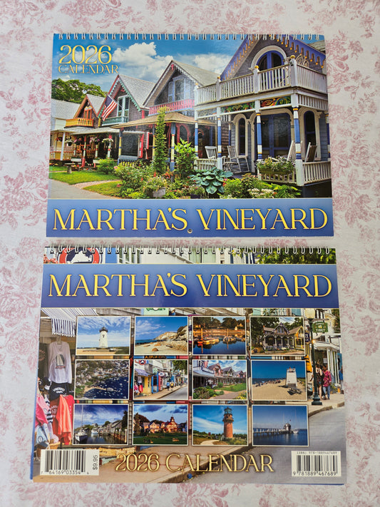 Martha's Vineyard calendar 2026