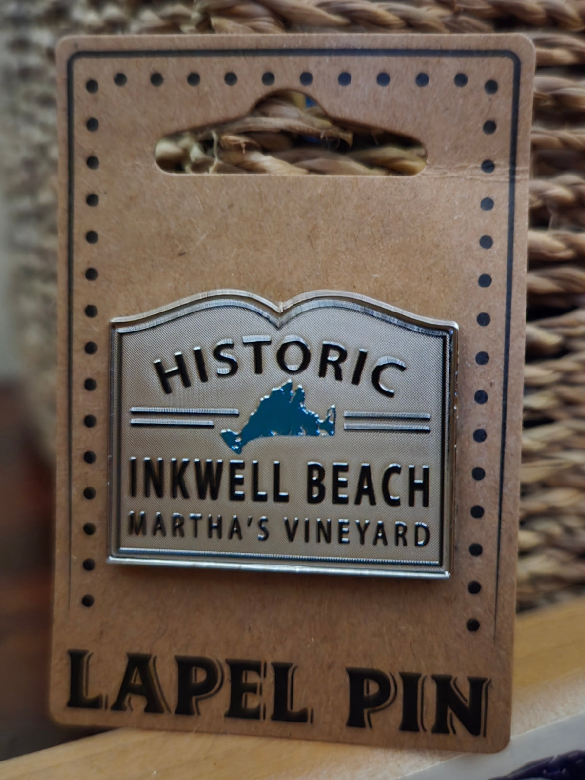 Inkwell Beach Enamel Pin