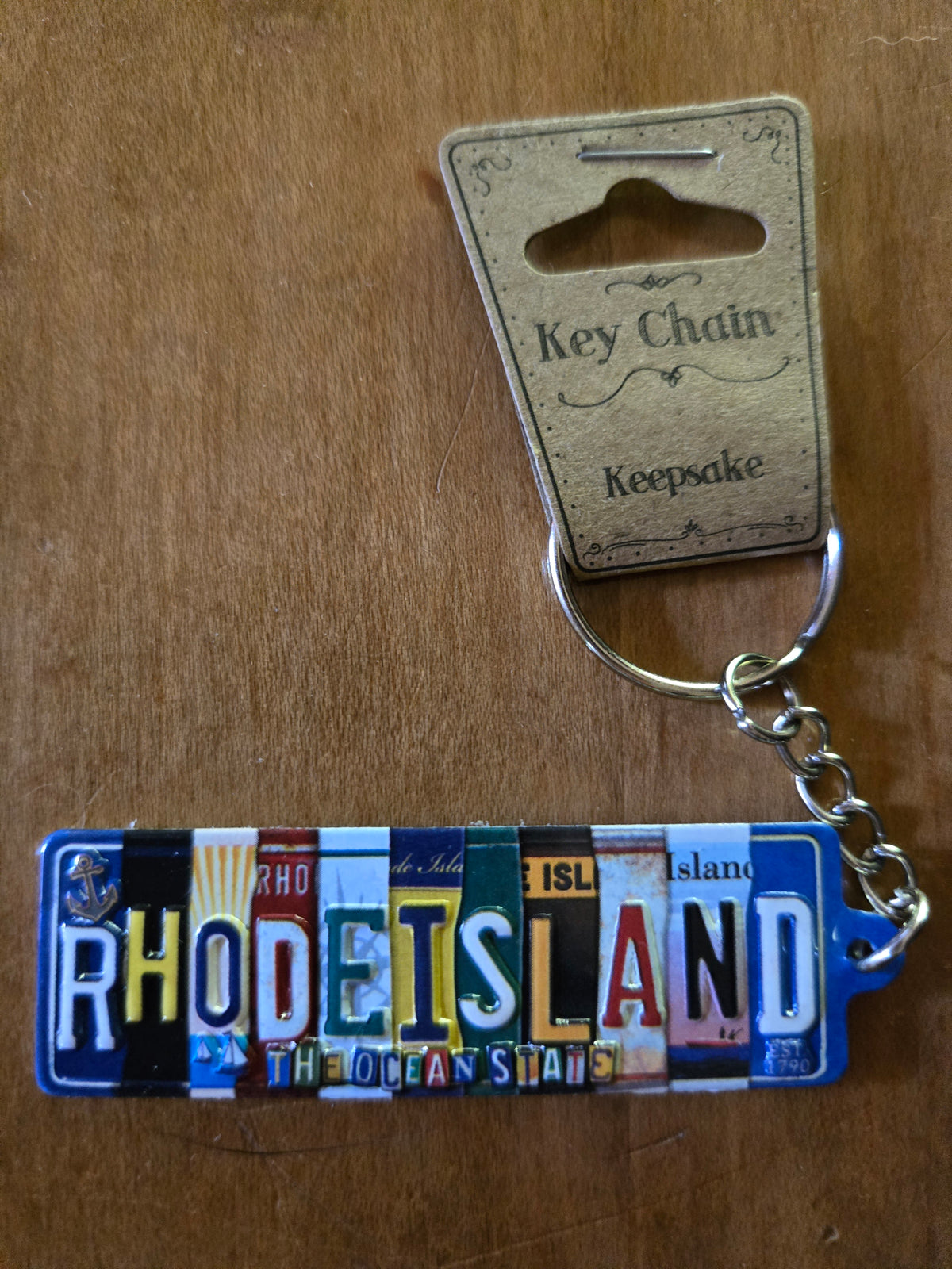 Rhode Island Key Chain