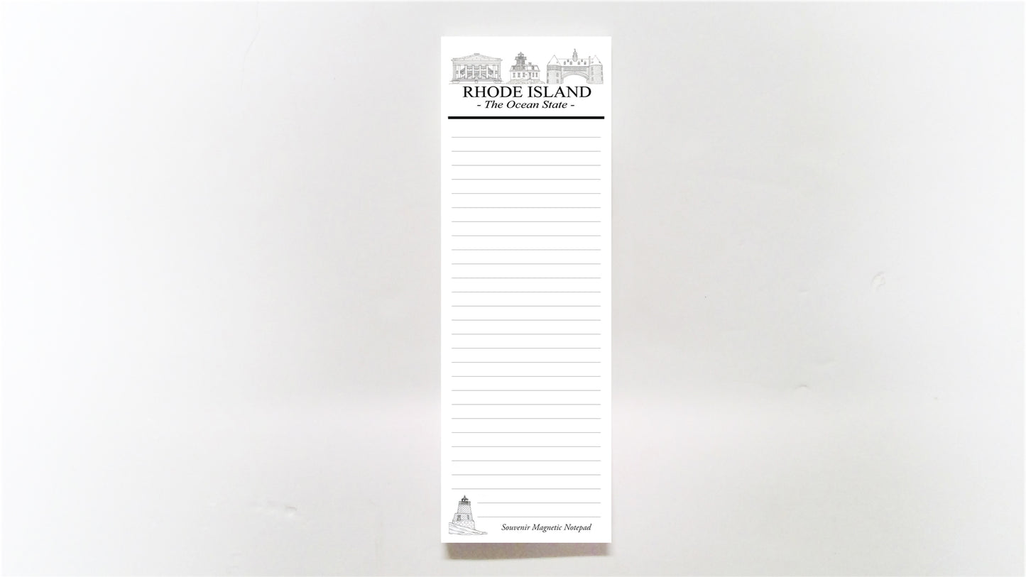Rhode Island Magnet Notepad